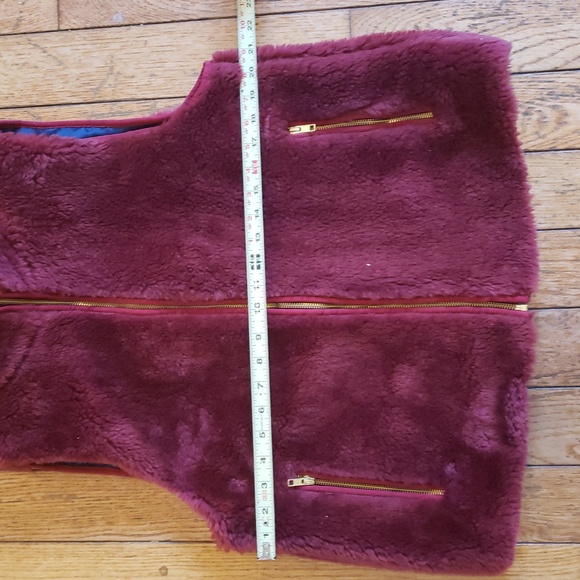 J.Crew Sherpa Fleece Faux Fur Vest - Picture 9 of 10